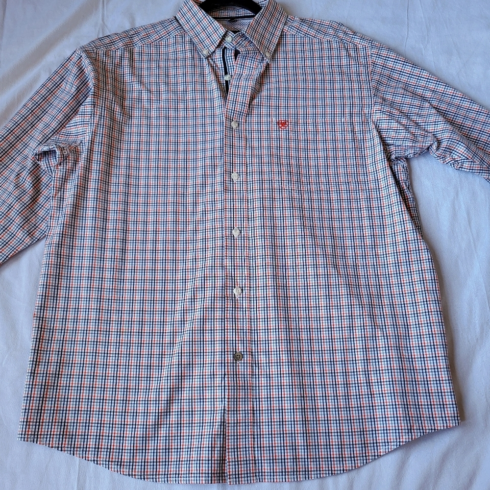 Ariat Button Down Long Sleeve Size Men's Large